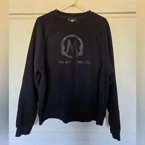 Black Crewneck Sweater for Men